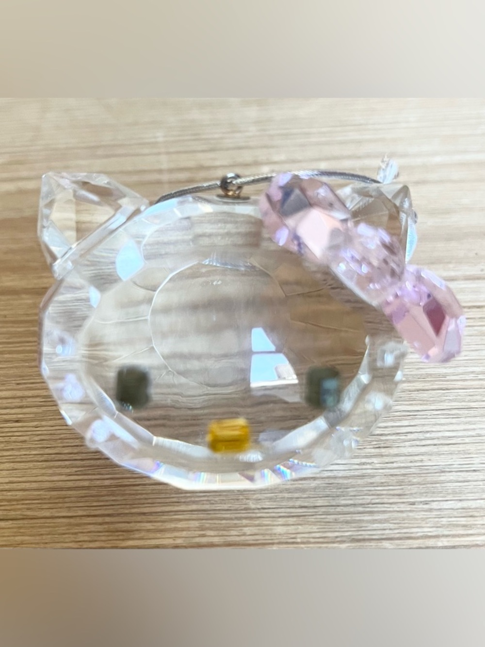 Hello Kitty 2009 Swarovski Crystal Ornament Sanrio Collectible